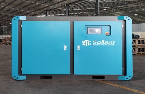 industrial screw compressor.