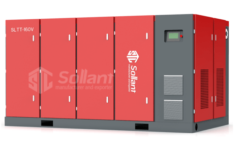 two stage screw air compressor.